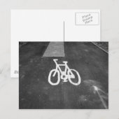 Fahrradstrecke - III Postkarte (Vorne/Hinten)