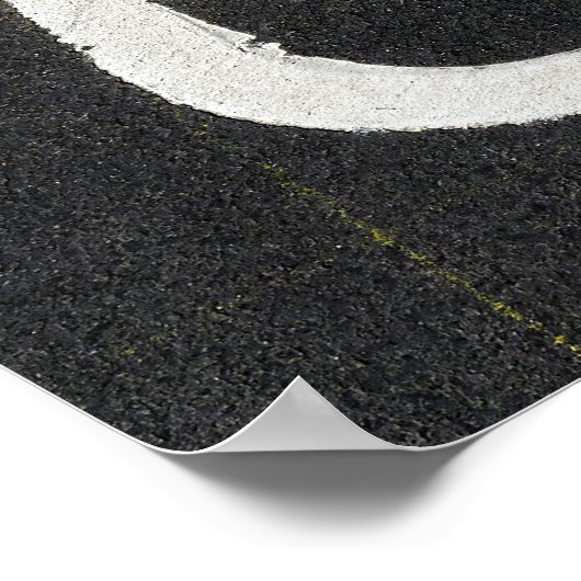 Fahrradstrecke - IV Poster (Ecke)