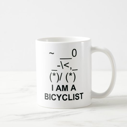Fahrradsymbol Kaffeetasse (Rechts)