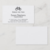 Fahrradsymbol Visitenkarte (Vorne/Hinten)