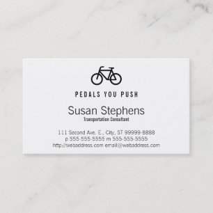Fahrradsymbol Visitenkarte