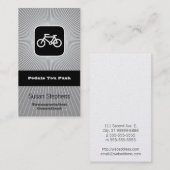 Fahrradsymbol Visitenkarte (Vorne/Hinten)