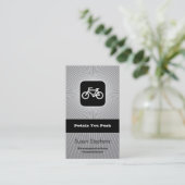 Fahrradsymbol Visitenkarte (Stehend Vorderseite)