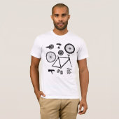 Fahrradteile T-Shirt (Vorne ganz)