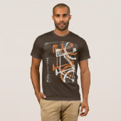 Fahrradtheater cool-brauner Tee (Vorne ganz)