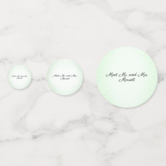 Fahrradthema Hochzeit Einladung Minte Konfetti (Rückseiten)