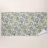 Fahrradtour Blue Beach Handtuch (Vorderseite)