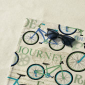 Fahrradtour Blue Beach Handtuch (Beispiel)