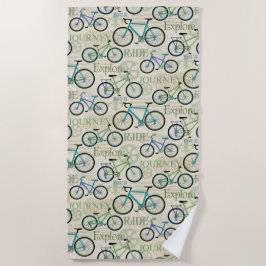 Fahrradtour Blue Beach Handtuch