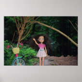 Fahrradtour in den Wald Poster (Vorne)