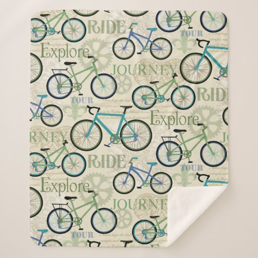Fahrradtour Sherpa Blanket Sherpadecke (Vorderseite)