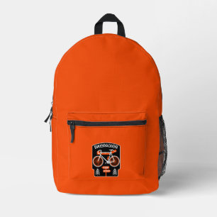 Fahrradtourismus Bikepacking Bedruckter Rucksack