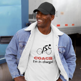 Fahrradtrainer seltsamer Sport-Text T-Shirt