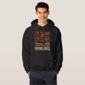 Fahrradträume mit Terminen Hoodie (Vorne ganz)