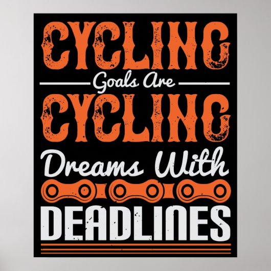 Fahrradträume mit Terminen Poster (Vorne)