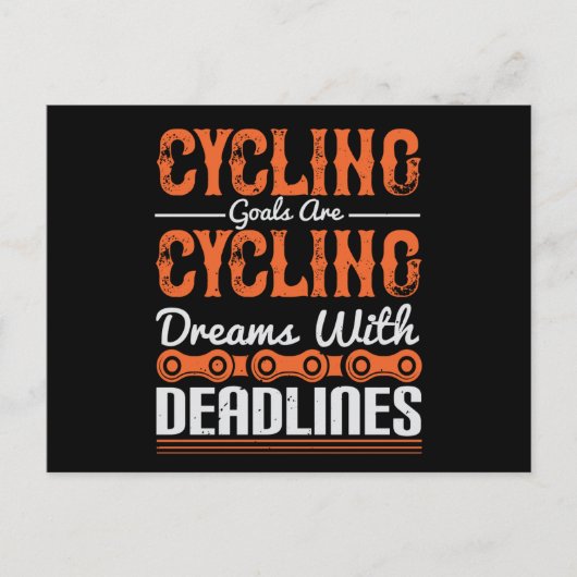 Fahrradträume mit Terminen Postkarte (Vorderseite)