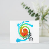 Fahrradträume Postkarte (Stehend Vorderseite)