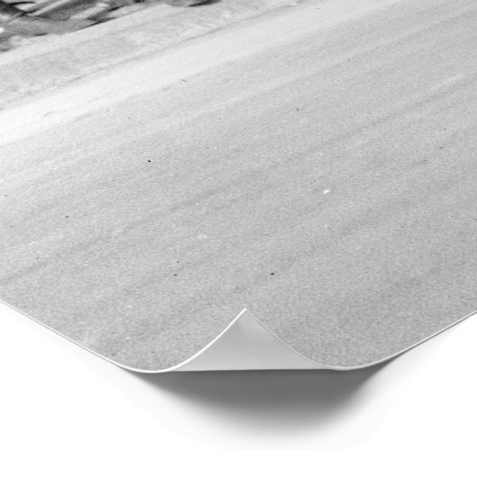 Fahrradtrick Riding, 1920er Poster (Ecke)