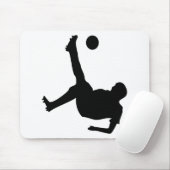 Fahrradtritt-Fußballspieler Mousepad (Mit Mouse)