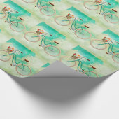 Fahrradumschlagpapier Geschenkpapier (Ecke)