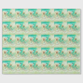 Fahrradumschlagpapier Geschenkpapier (Flach)