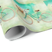 Fahrradumschlagpapier Geschenkpapier (Rolleneckpunkt)