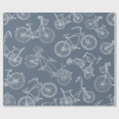 Fahrradumschlagpapier Geschenkpapier (Flach)