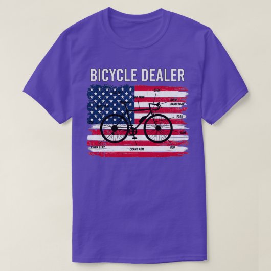 Fahrradverkäufer Fahrradtechniker lustiges Geschen T-Shirt (Design vorne)
