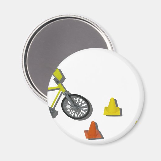 FahrradVerkehrCones100711 Magnet (Vorderseite/Rückseite)