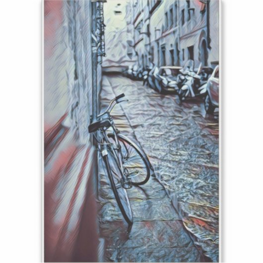 Fahrradverleih Aufkleber (Vorderseite)