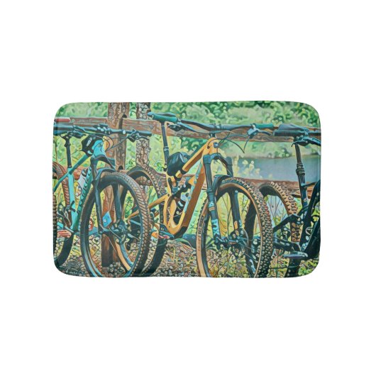 Fahrradverleih Badematte (Vorderseite)