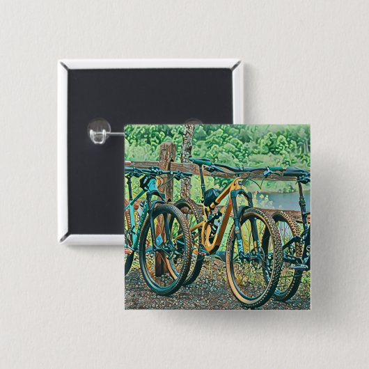 Fahrradverleih Button (Vorne & Hinten)