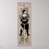 Fahrradverleih CC0225 Art Nouveau Poster (Vorne)