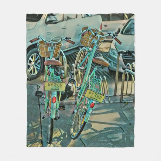 Fahrradverleih Fleecedecke (Vorderseite)