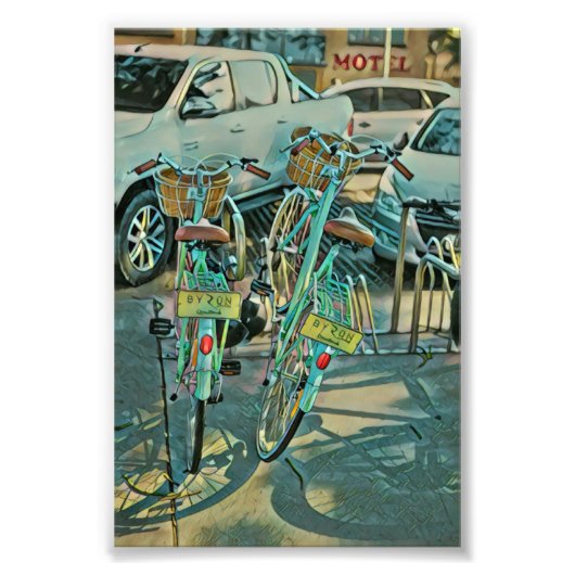 Fahrradverleih Fotodruck (Vorne)