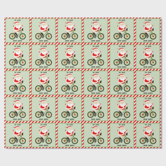 Fahrradverleih Geschenkpapier (Flach)