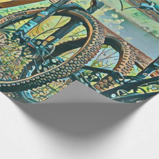 Fahrradverleih Geschenkpapier (Ecke)