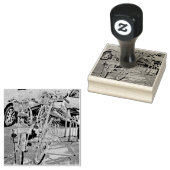 Fahrradverleih Gummistempel (Stempel)