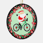 Fahrradverleih Keramik Ornament (Links)