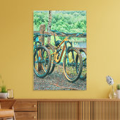 Fahrradverleih Leinwanddruck (Insitu (Wohnzimmer))