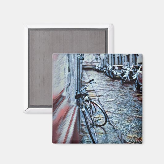 Fahrradverleih Magnet (Vorderseite/Rückseite)