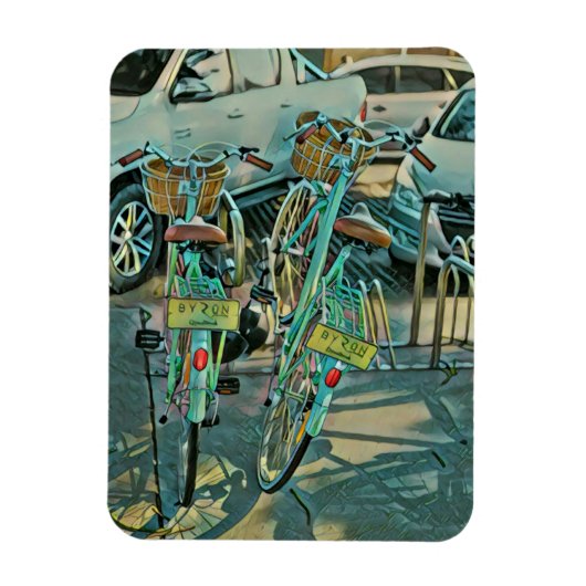 Fahrradverleih Magnet (Vertikal)