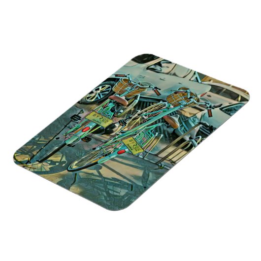 Fahrradverleih Magnet (Linke Seite)