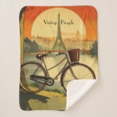 Fahrradverleih, Paris, individualisierbar Sherpadecke (Vorderseite)