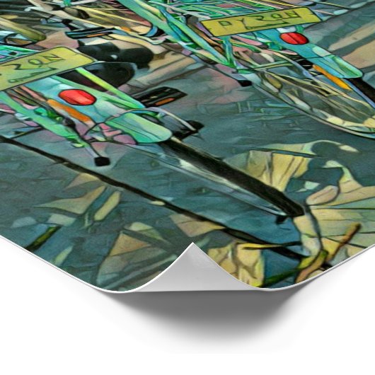 Fahrradverleih Poster (Ecke)