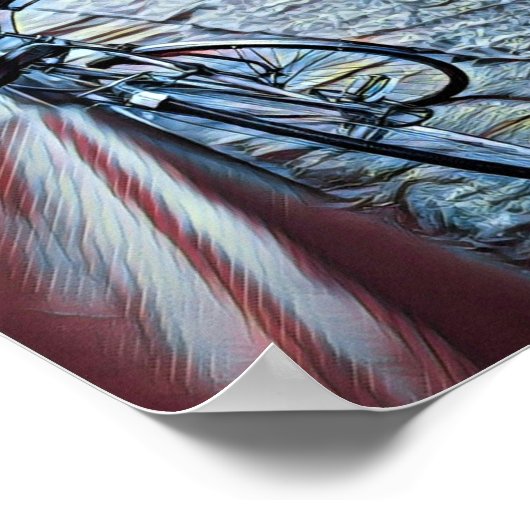 Fahrradverleih Poster (Ecke)