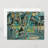 Fahrradverleih Postkarte (Vorne/Hinten)