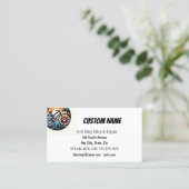 Fahrradverleih - Verkauf und Reparatur Visitenkarte (Stehend Vorderseite)