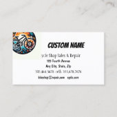 Fahrradverleih - Verkauf und Reparatur Visitenkarte (Vorderseite)