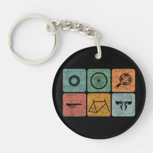 Fahrradverleih Vintage Fahrradteile Fahrradgeschen Schlüsselanhänger